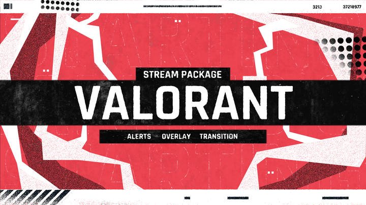 Valorant - Twitch Overlay and Alerts Package for OBS Studio