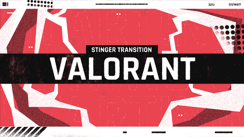 Valorant - Stinger Transition for Twitch, Youtube and Facebook