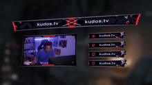 Load and play video in Gallery viewer, Yandere — Stream Header, Label and Webcam Overlay Pack for OBS
