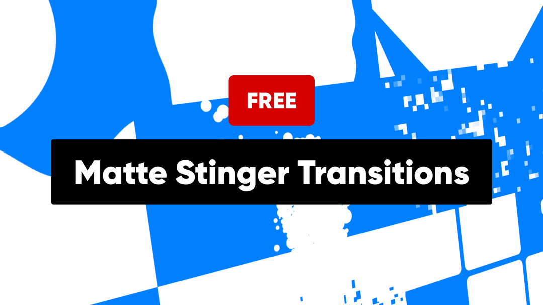 Free Matte Stinger Transitions Pack for OBS Studio & Streamlabs