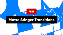 Load image into Gallery viewer, Free Matte Stinger Transitions Pack for OBS Studio &amp; Streamlabs

