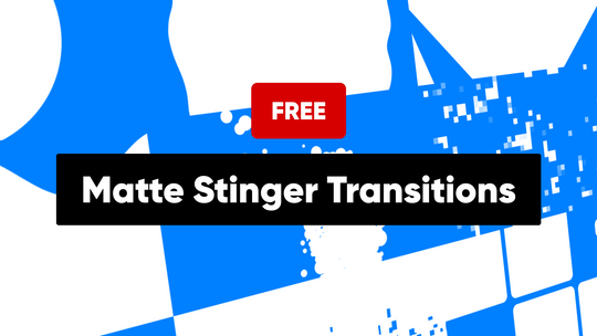 Free Matte Stinger Transitions Pack for OBS Studio & Streamlabs