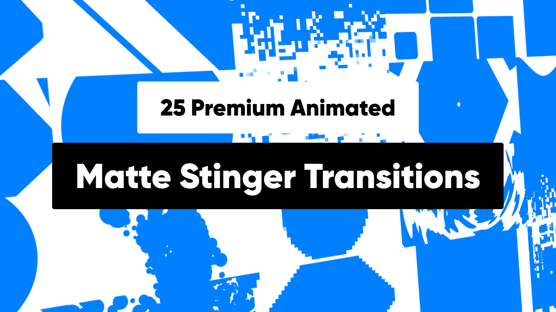 Matte Stinger Transitions Bundle for OBS Studio & Streamlabs